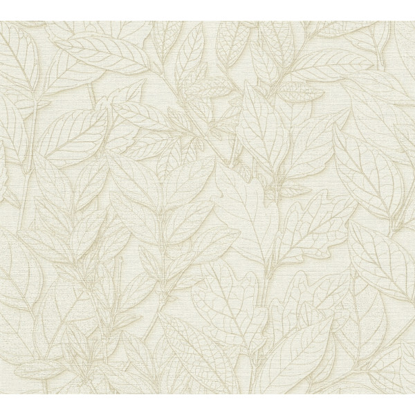 DECORAMA - 792384 - Vinyle sur Intissé Végétal Beige