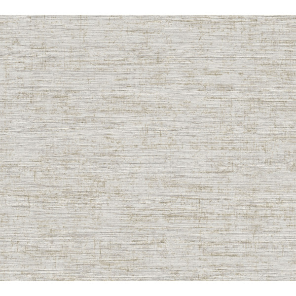 DECORAMA - 378572 - Vinyle sur Intissé Faux Uni Paille Japon Gris