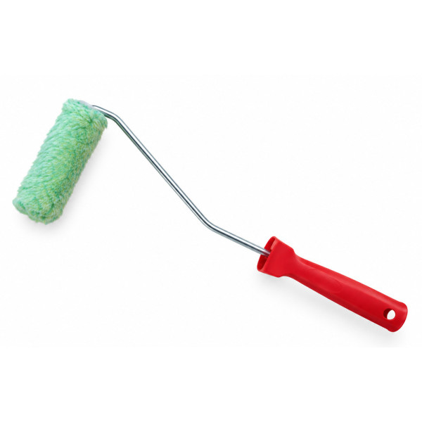 COLOR PLUS - Rouleau à Peinture Façade 12 cm avec Monture Ergonomique