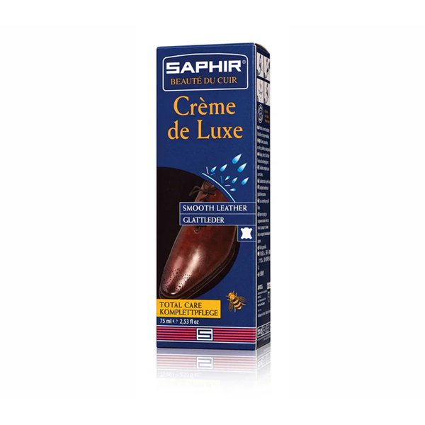 SAPHIR - Crème de Luxe Imperméabilisante Tube 50ml marron clair