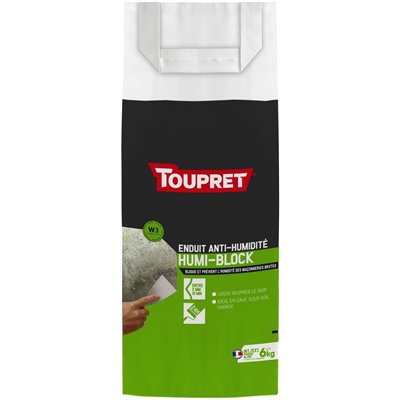 TOUPRET - Enduit Humiblock 6kg
