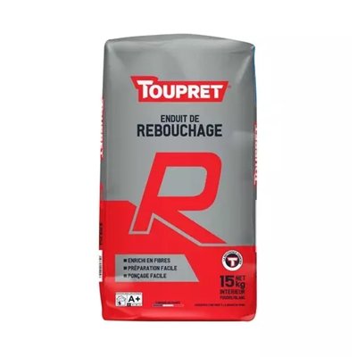 TOUPRET - Enduit de Rebouchage R Fibré Poudre