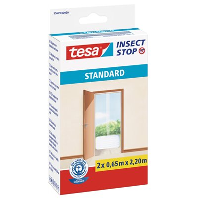 TESA - Moustiquaires de Porte Standard 2.20mx0.65m Lot de 2