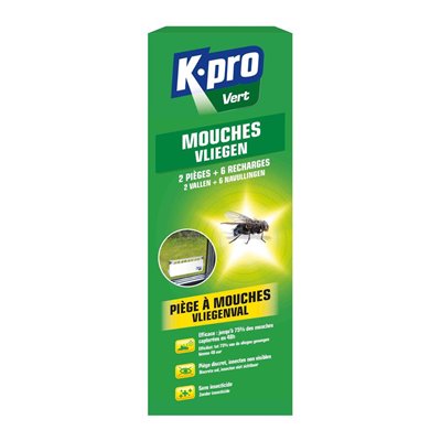 KPRO - Piège à mouches - Lot de 2