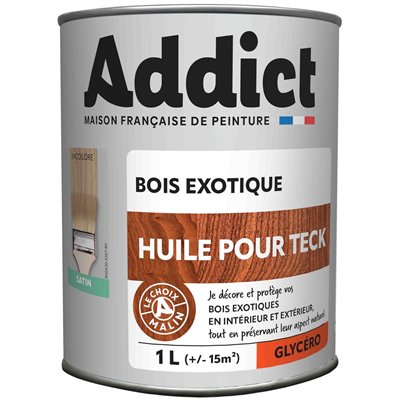 ADDICT - Huile de Teck Incolore 1L