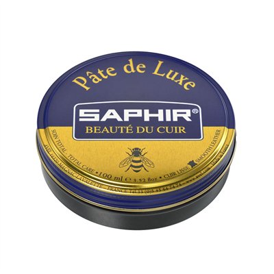 SAPHIR - Cirage Pâte de Luxe Boite 100ml Marron foncé