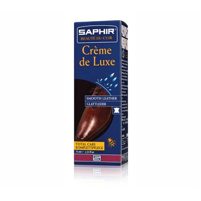 SAPHIR - Crème de Luxe Imperméabilisante Tube 50ml marron clair