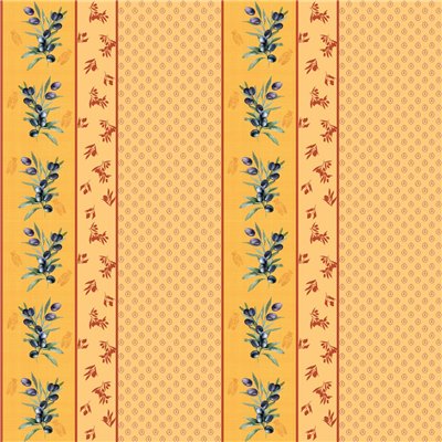 ACCESS DECO - Toile Cirée Déco Pigans Jaune 140cmx20m