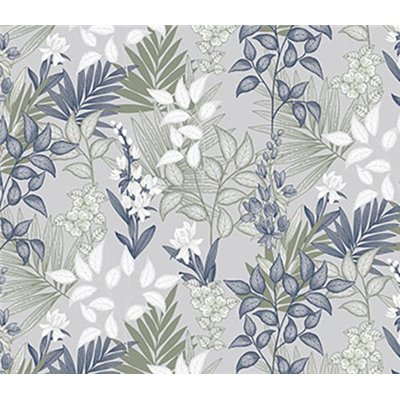 ACCESS DECO - Toile Cirée Déco Paloma Gris 140 cm x 20 m