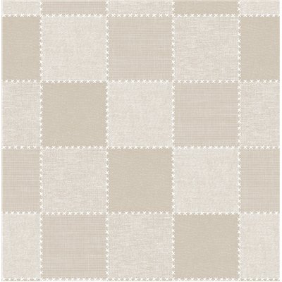 ACCESS DECO - Toile Cirée Déco Weaver Beige 140 cm x 20 m
