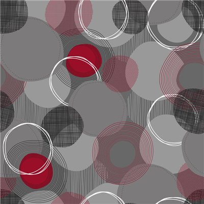 ACCESS DECO - Nappe Ronde Polyester Ø160 cm Ilana Gris sur Cintre