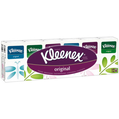 MOUCHOIRS KLEENEX 12 ETUIS  382306 (Vendu par 1)