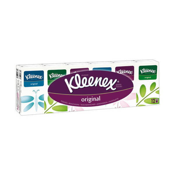 KLEENEX - Mouchoirs Kleenex The Original Lot de 12 Paquets
