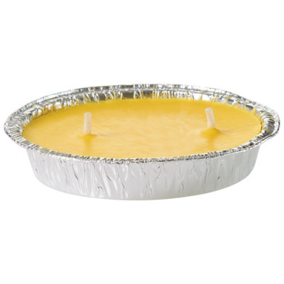 POT ALU BOUGIE ELLE 2 MECHES CITRON (Vendu par 1)