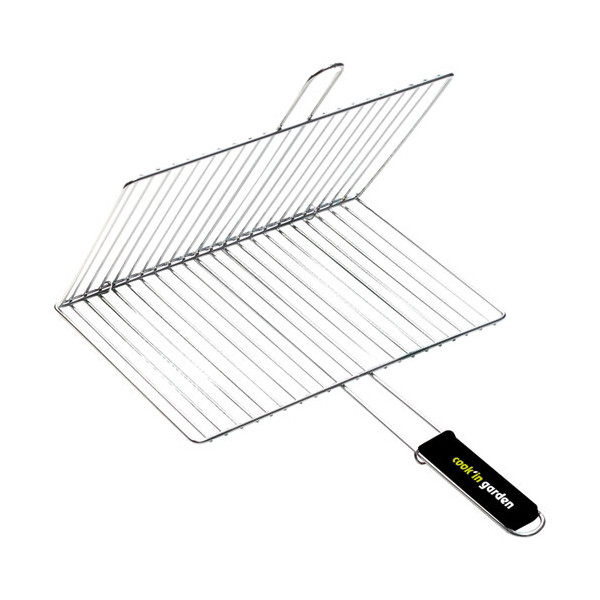COOK IN GARDEN - Grille double rectangulaire 40x30cm