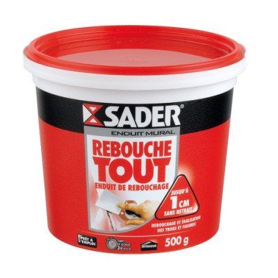 Rebouche tout : enduit de rebouchage en pâte 500g