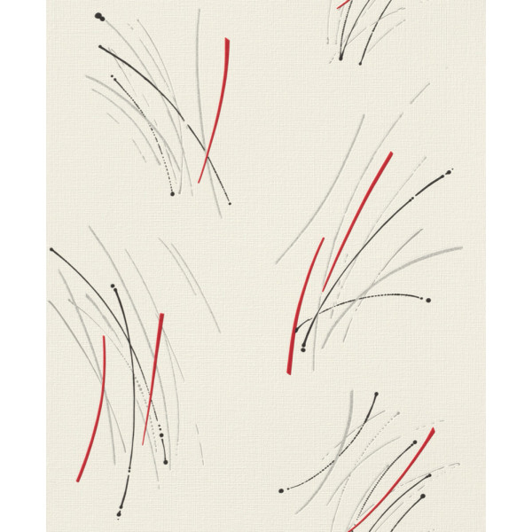 DECORAMA - 3624 - Papier Peint Vinyle Expansé sur Intissé Motif Rouge