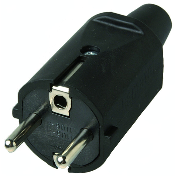 PROFILE - Fiche Universelle Bipolaire + Terre Caoutchouc 16A