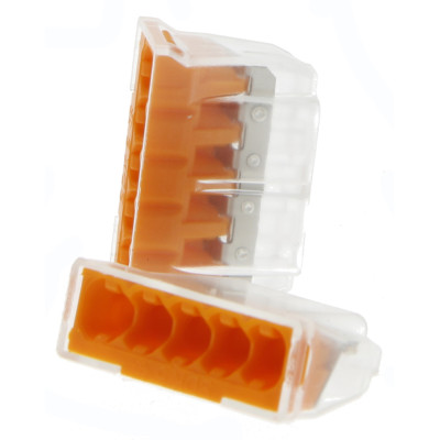 Raccord Rapide Transparent 5x 2,5mm² 20 pièces