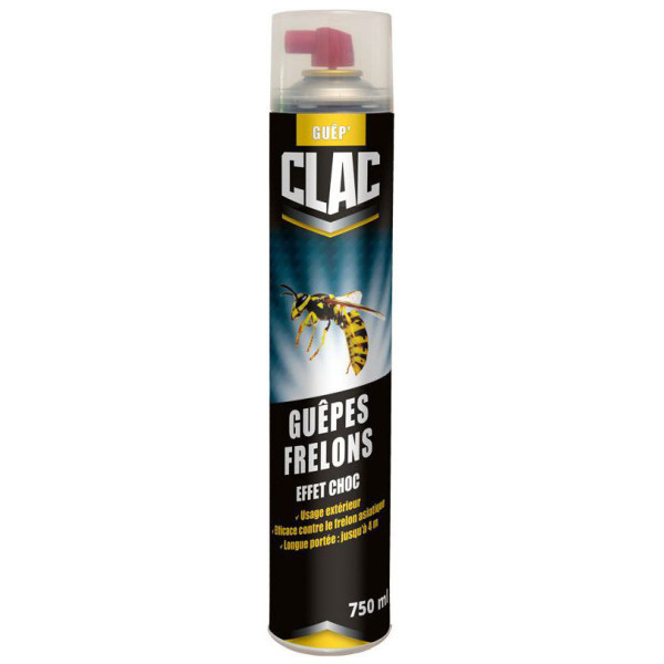 CLAC - Guêpes Frelons Effet Choc Aéro 750ml TP18