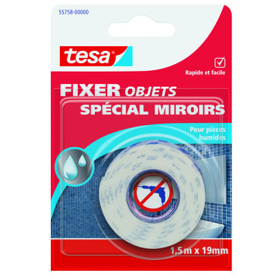 Fixer Objets - Double Face Miroir 19mmx1.5ml