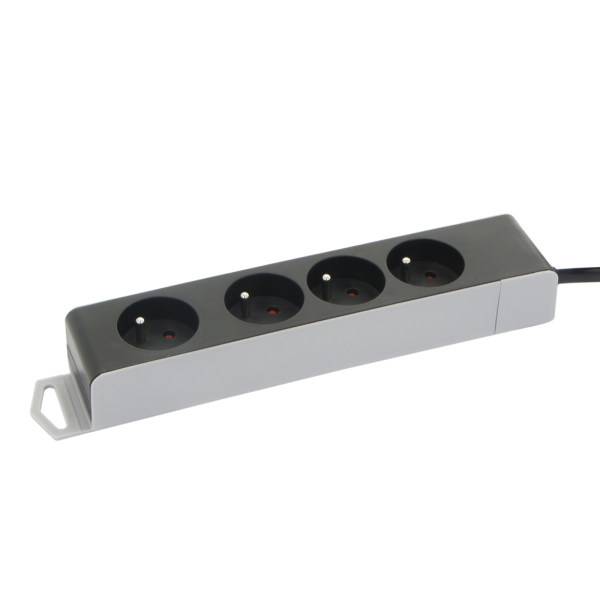 PROFILE - Multiprise 4X 1.5m Noir