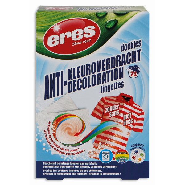 ERES - Lingettes Anti-Décoloration Boite de 24