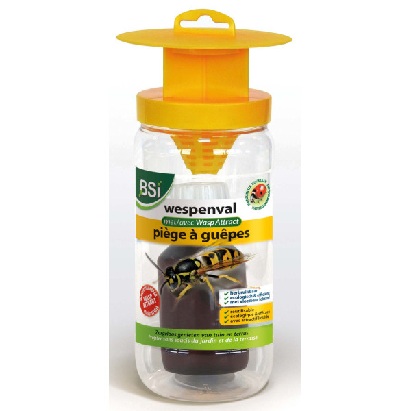 BSI - Piège à Guêpes & Frelons Réutilisable 200ml
