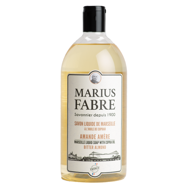 MARIUS FABRE - Savon de Marseille Liquide Flacon 1L Senteur Amande