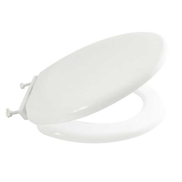 M S V - Abattant WC Blanc Fermeture Lente