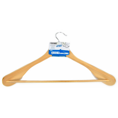 Cintre Bois Naturel Galbé Antiglisse