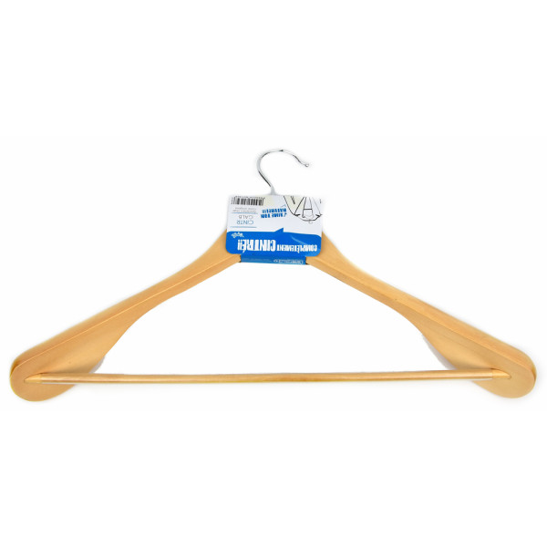 COPEFA - Cintre Bois Naturel Galbé Antiglisse