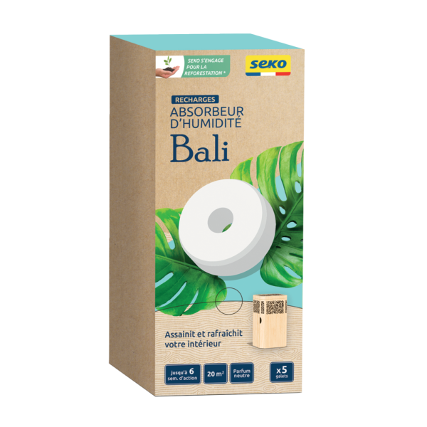 SEKO - Recharges Absorbeur Bali Galet Neutre 450g x5