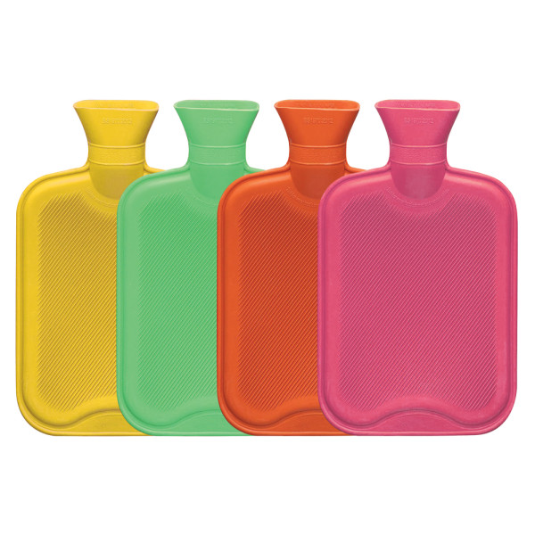 COPEFA - Bouillotte Caoutchouc 2L Coloris Assortis