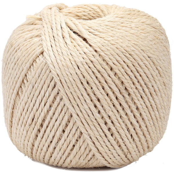 LA CORDELINE - Pelote de Ficelle Sisal 6/2 500g Sous Film
