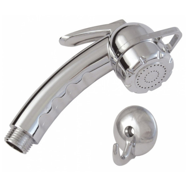 DISFLEX - Douchette à Gachette Duna Chromée Jet Simple + Crochet