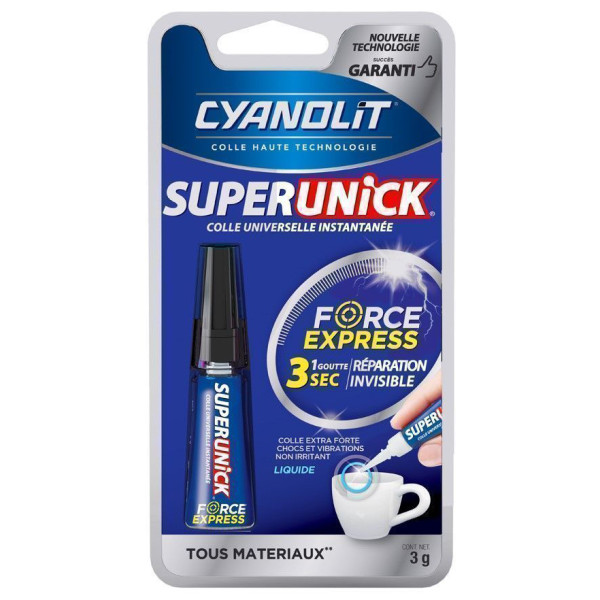 CYANOLIT - Colle Superunick Force Express Liquide 3g