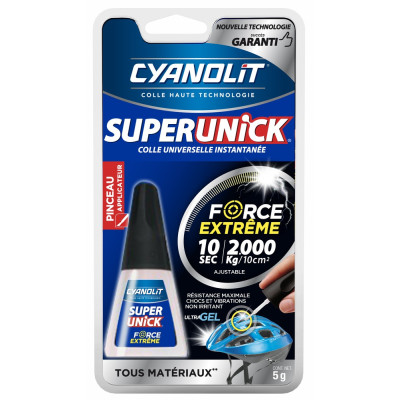 Colle Super Unick Force Extrême Gel Pinceau 5gr