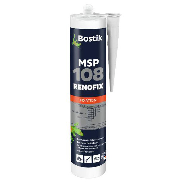 BOSTIK - Mastic MSP 108 Renofix Blanc Cartouche 290ml