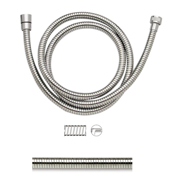 DISFLEX - Flexible Double Agrafage en Laiton Chromé Sous Sachet