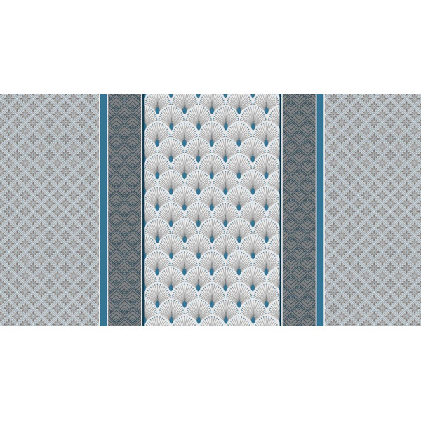 ACCESS DECO - Toile Cirée Prestige 140cmx20m Talinn Perle