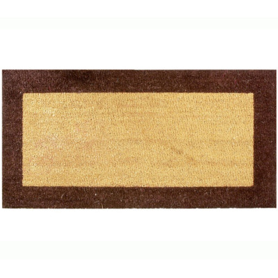 Tapis coco 17mm Ecru/Marron