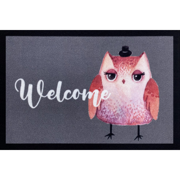 VICA - Tapis Entry Owl Boy Grey 40x60cm