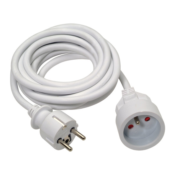 PROFILE - Rallonge 3G 1.5mm² PVC 3m Blanche