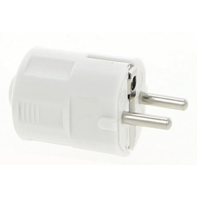 Fiche Universelle Mâle 16A Blanche