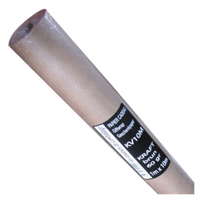 PAPIER KRAFT RLX 1MX10M BRUN   KV10M (Vendu par 1)