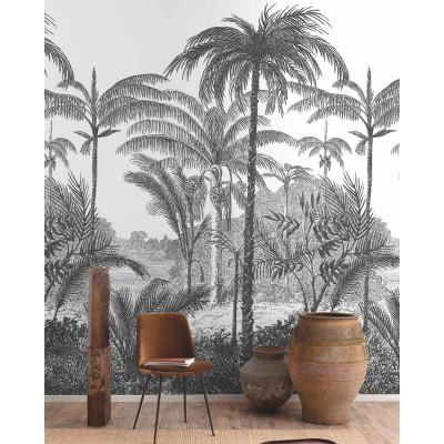 A58201 Panoramique Palm Scenery 3 lès 159x280cm