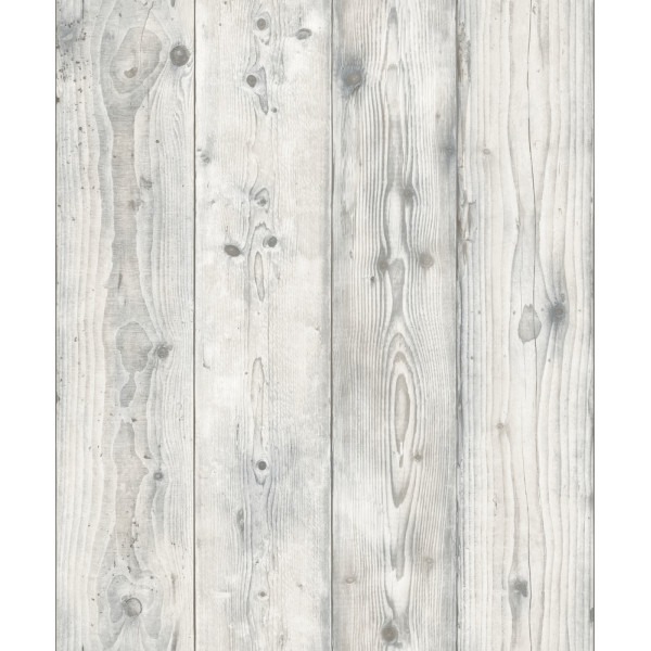 DECOR DESIGN - L28509 Vinyle Grainé sur Intissé Planche Nature Bleu