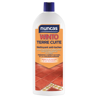 Nettoyant Anti-tâches pour Surfaces en Terre Cuite Winto Cotto Flacon 1L