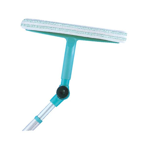 LEIFHEIT - Raclette Lave-vitres 3 en 1 Avec Manche Télescopique